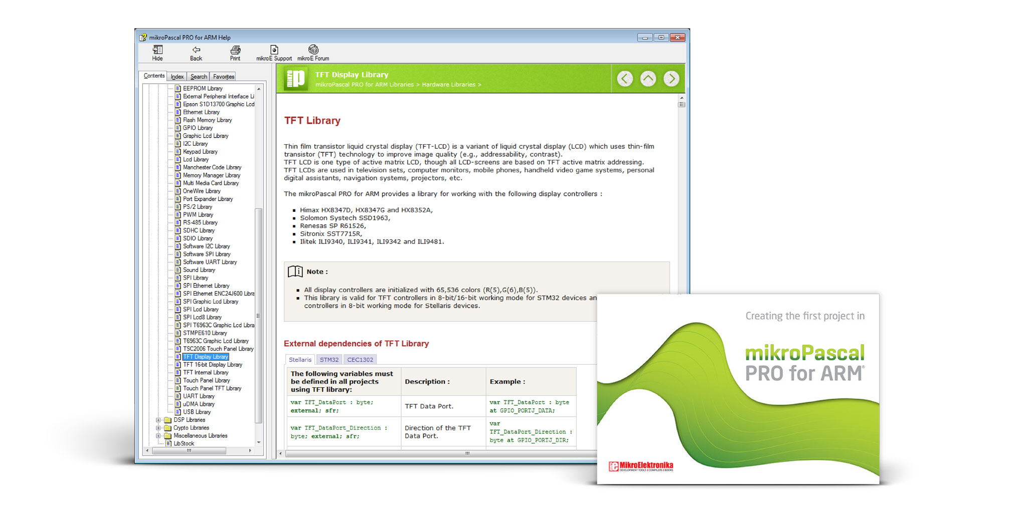 mikroPascal PRI for ARM help file