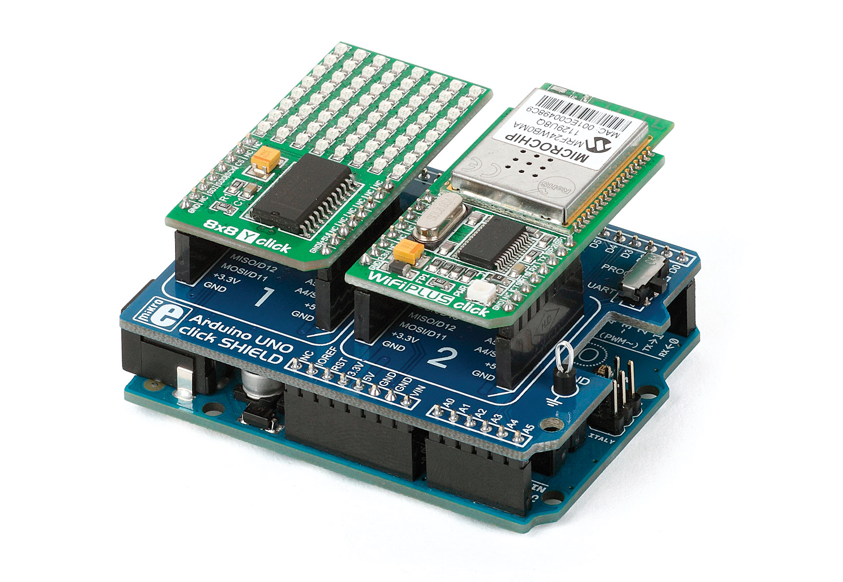 Arduino UNO click shield
