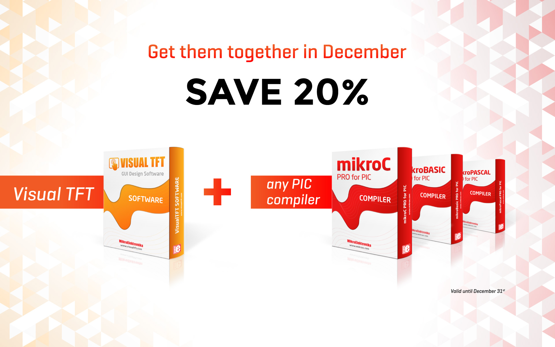 Visual TFT + any PIC compiler - Special December offer